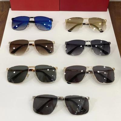 China GLASSES Cartir CT0322S designer sunglasses for men and women metal frame fashion brand general toad driving men's sunglasses for sale