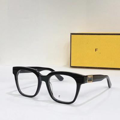 China For Designer FE0459 Acetate Brand Eye Frame Glasses Fashion Reading Glass Men And Women Learn To Read And Wear The Original Myopia Glasses for sale