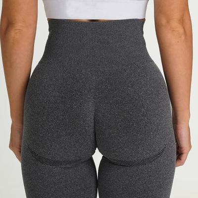 China 2021 New Sports Fitness Sports Hip Lift Fishing Pants Breathable Seamless Tummy Yoga Tight Pants High Waist Slim Fit Gaiters For Women for sale