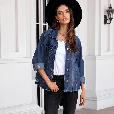 China Anti-wrinkle 2021 fashion spring autumn trench plus size short cardigan women's jackets coats for sale