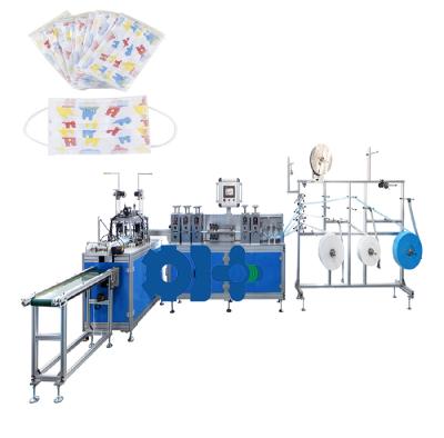 China Full Automatic Kids Nonwoven Disposable Cloth Machine Nonwoven Printed Face Mask Making Machine en venta