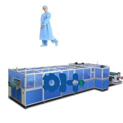 China Hotels Medical Gown Protective Uniforms Making Machine Te koop