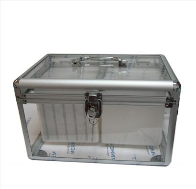 China Weather Proof Alum Display CD Case Shockproof Dustproof Equipment With TRANSPARENT ALUMINUM PVC Foam Panel DVD STORAGE CASE ORGANIZER WITH SOCKET SOCKET 200 DISC for sale