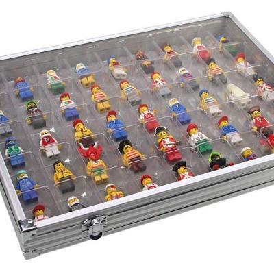 China Durable SAFE Aluminum Gathering Display Case for Legos, Squinkies, Rocks and MORE for sale