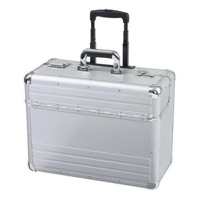 China Durable Aluminum Pilot Doctor Wheeled Case Briefcase Carry Luggage Work Business for sale