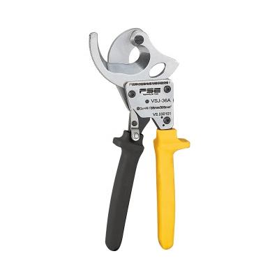 China ELECTRICIAN'S SCISSORS VSJ-36A Ratchet Cable Cutter Professional molds hand electrical tools new design 36mm / 300mm2 for sale