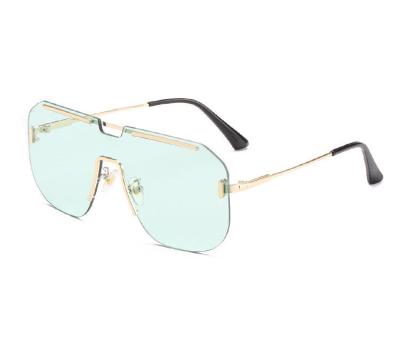 China Eyewear trading uv400 sunglasses tr90 metal mix and match sunglasses one piece irregular 2021 vintage for sale