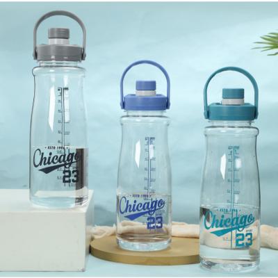 China Durable Plastic Sport Water Bottles Exercise Bottles 2000ml Durable Drop Outside And Inside Leak Proof Storage Bottles for sale