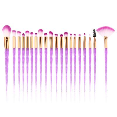 China Makes Apply Diamond Handle Vegan Makeup Brush Set Makeup Brush Set Pink Makeup Brush Set 20pcs For Makeup for sale