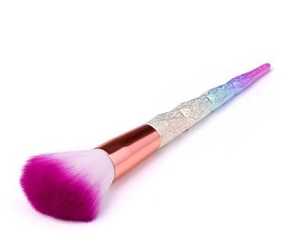 China Bling Facial Makeup Brush Set Makeup Brush Neon Brush Single Fan Makeup Brush for sale