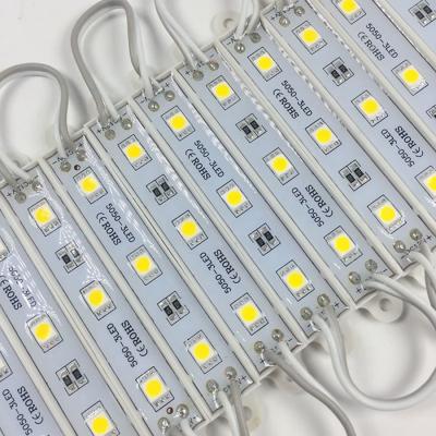 China Advertising Channel Letter 12v 3 Chips waterproof 5050 led smd module light for sings for sale