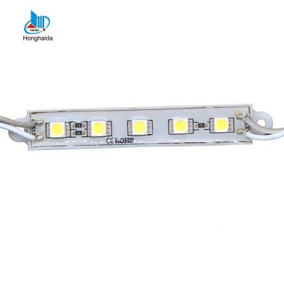 China Advertising Channel Letter LED Plastic Module DC12V SMD 5050 5led LED Module For Rear Light Box for sale