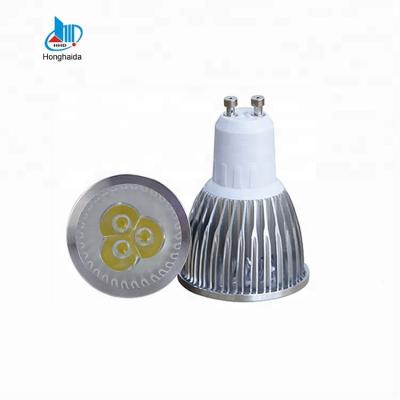 China Modern 85~265v 3x1 watt 3w high power gu10 led spotlight bulb for sale