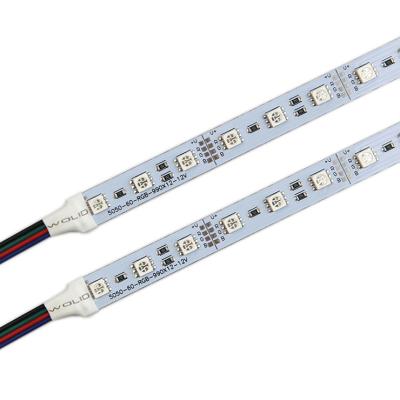 China DC 12v aluminum optical rigid light box backlight smd 5050 rgb guide 60leds rgb led strip for sale