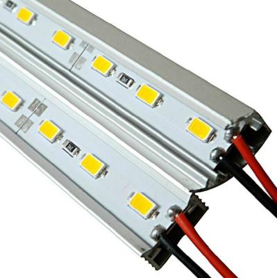 China Meter DC 12v Smd 5630 5730 5050 2835 Rigid Led Strip With Aluminum Track for sale