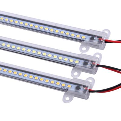 China Desktop AC 220v led strip high brightness hard light smd 2835 0.5m 1m 1.2m 72leds 144leds sour lead strip 220v for sale