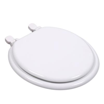 China Angel Shield Plastic Top Mounted Hinge Diodegradable Bathroom Cost-effective Molded Wooden Toilet Seat for sale