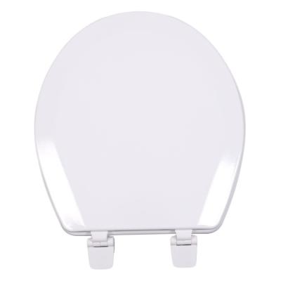 China Angel Shield 17inch Top Mounted incepa Molded Wooden Hinge Front Custom Made Plastic Top Mounted Biodegradable Open Toilet Seat Cover for sale