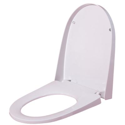 China Slow-end Toilet Seats Angel Shield Biodegradable Easy Matching PP Molded Quick Release Toilet Seat Top Mounted Slow Closed Toilet Seat PP Round WC for sale