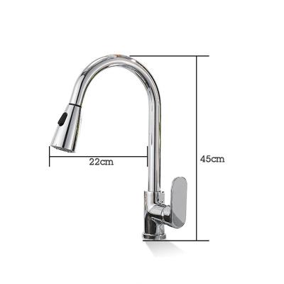 China Sense Faucets Angel Shield 304 Stainless Steel Pull Out Kitchen Faucet for sale