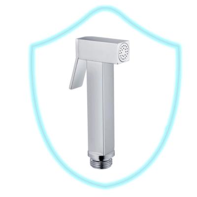 China Angel Shield Hand Sprayer Kit Modern Bidet Shower Toilet Spray Shattaf Shattaf Portable Bidet Spray Gun for Toilet Bathroom Plastic for sale