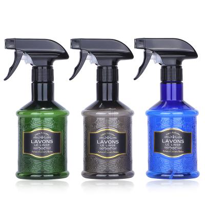 China 300ml Hairdressing Retro BEAUTY Continuous Fine Mist Shampoo PACKAGING PET Pump Spray Bottle Water Bottle For Barber Shop for sale