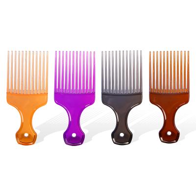 China Hot Vintage Barber Salon Plastic Hair Comb Fashion Oil Hair Comb Wide Tooth Comb Barber Tools for sale