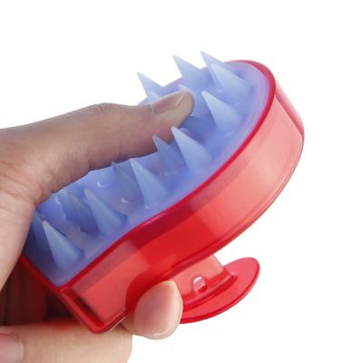 China Hair Salon Logo Waterproof Bath Massager Brush With Custom Hair Shampoo Brush for sale