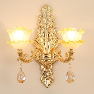 China European Modern Home Hotel Lobby Lighting Fixture Wall Sconce Lamp for sale