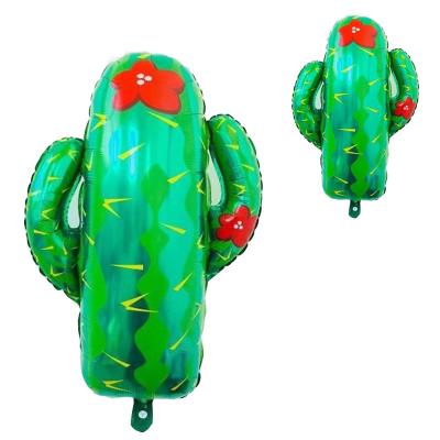 China Gift Toy DJTSN Cactus Balloon Cartoon Factory Birthday Party Decoration Helium Foil Balloons for sale