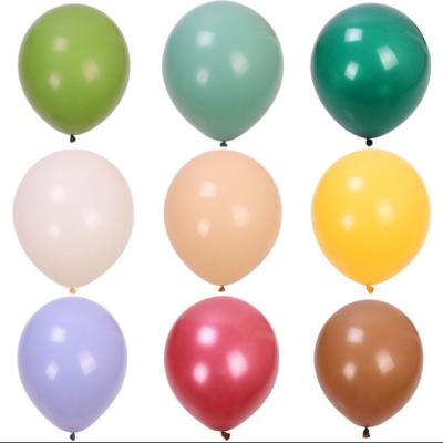 China Promotional toy DJTSN tends 2021 classic new arrival birthday balloon garland 18inch apricot color latex balloon for sale