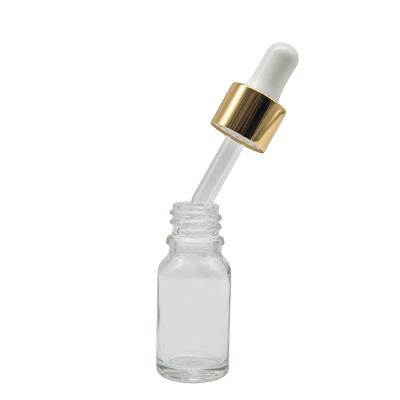 China 10ml Essential Oil Clear Essential Oil Bottles Glass Dropper Bottle for sale