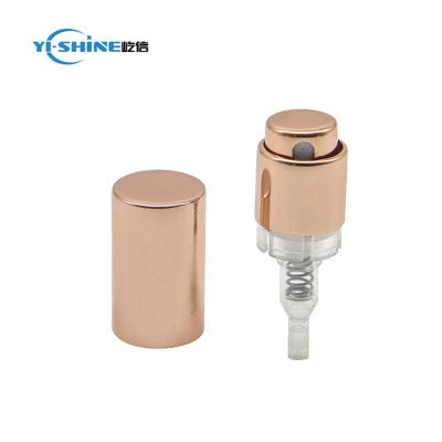 China Non Spill FEA15mm Crimpless Push On Perfume Pump Sprayer With Aluminum Collar And Cap for sale