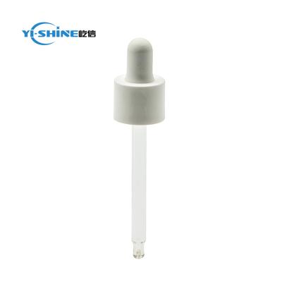 China Non Spill White Glass Dropper Pipette Plastic Dropper Tip Cap 13 415 for sale