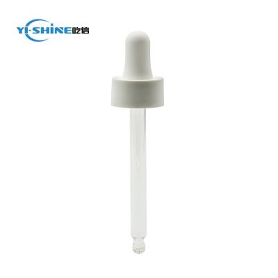 China Non Spill 20/400 White Smooth Plastic Glass Pipette Dropper for sale