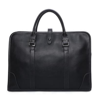 China Genuine New Fashion Men's Business Laptop Briefcase Bag PU Shoulder Strap Men's Manufacturer Custom Genuine for sale