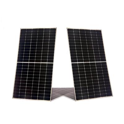 China cheap price 144cells (6*24) accept custom 144 module solar power cells solar PV system 550W panels for sale