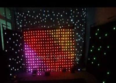 China Soft / Flexible RGB 3 in 1 LED Stage Curtain P10cm For Christmas / Concert for sale