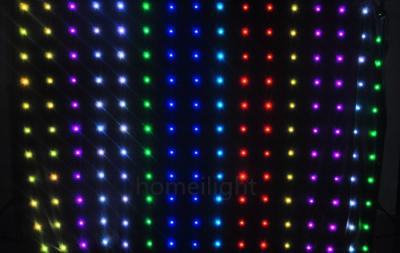 China High Brightness Tri colour  SMD 5050 LED Curtain Screen / Display P18CM for sale