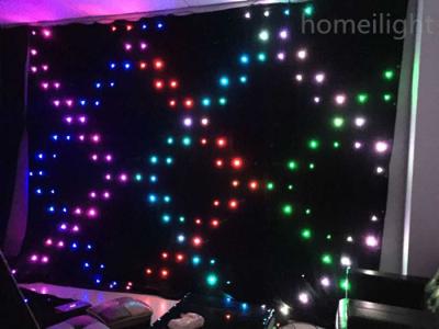 China Custom RGB LED Video Curtain for sale