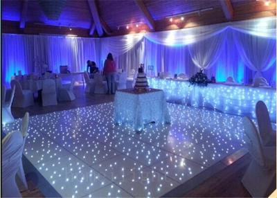 Chine SMD 5050 LED blanche Dance Floor illuminé par les étoiles 2F * 2F, disco Dance Floor de LED à vendre