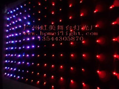 China DMX / Sound Active Tricolor LED Video Wall Curtain Backdrop ,  RGB LED Vision Curtain for sale