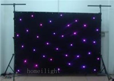 China RGB Full Color LED Stage Curtain Backdrop , Disco / Wedding Party Curtain Light for sale