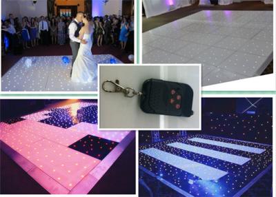 Cina RGB LED tricolore che splende Dance Floor per la decorazione di nozze, a pile in vendita