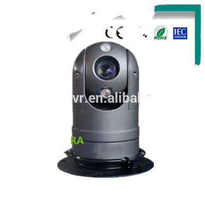 China 752(H)*582(V) Recoda C814 HD 700TVL Infrared High Speed ​​Intelligence PTZ Waterproof Vehicle Night Vision Police Car IP Camera à venda