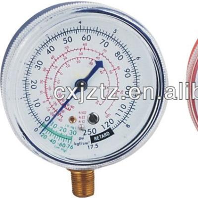 China Freon Dry Pressure Gauge Steel Case 68mm for sale