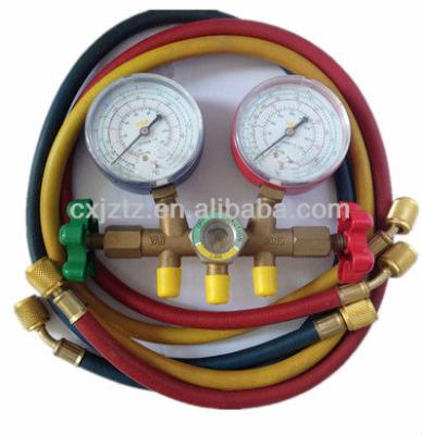 China FGS632 refrigerant pressure gauge with six air vents 63mm 73mm for sale