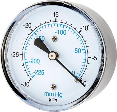 China 63mm (63mm) capsule pressure gauge lower mbar pressure gauge 2.5