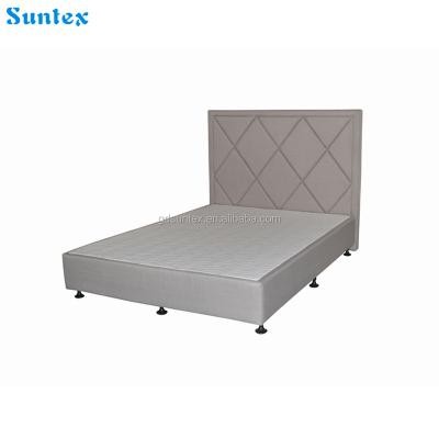 China Match With Modern Headboard Bed Set Wooden KD Bed Base With Headboard for sale