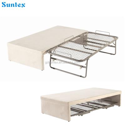 China High Quality Simple Folding Bunk Bed Metal Functional Folding Caster Bed for sale